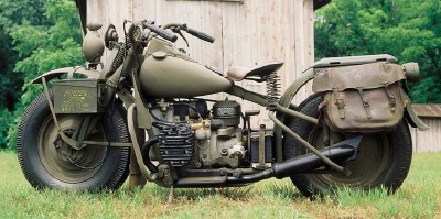 1942 harley-davidson xa motorcycle side view